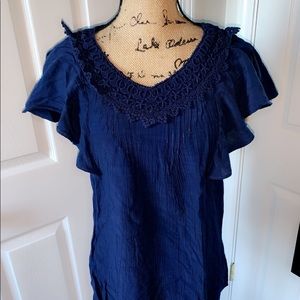 Kim Rogers Crochet Blouse